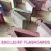 Perforatie en klikringen voor flashcards