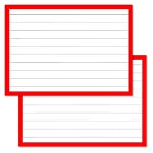 Flashcards pakket kleur 500 stuks
