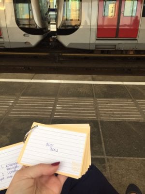 Flashcards mee onderweg Latijn