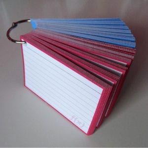 Klikringen 10 stuks inclusief perforatie 1000 flashcards