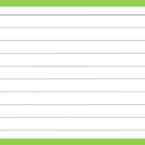 Lichtgroene Flashcards