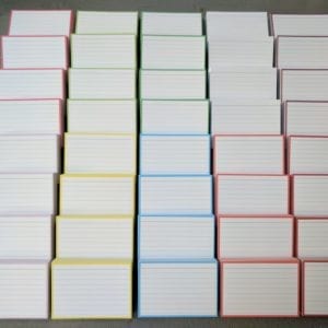 Flashcards pakket kleur 2000 stuks