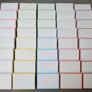 Flashcards pakket kleur 2000 stuks