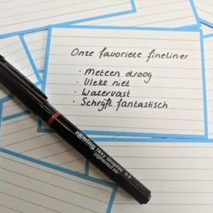 Rotring Tikky Graphic Fineliner - 0.5 mm - Zwart