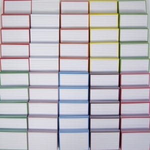 Flashcards pakket kleur 2500 stuks