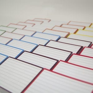 Flashcards pakket kleur 2500 stuks
