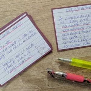 Flashcards voor economie beschreven fanmail