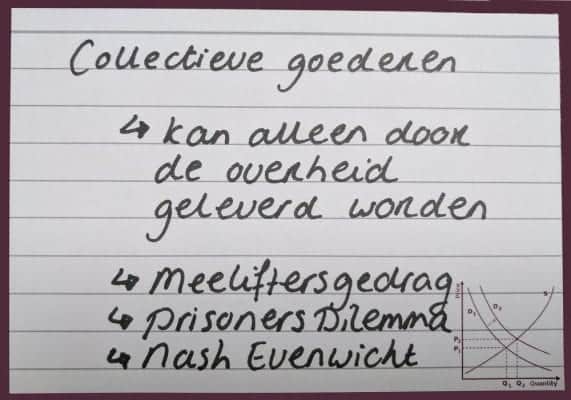 Economie flashcards Collectieve Goeceren