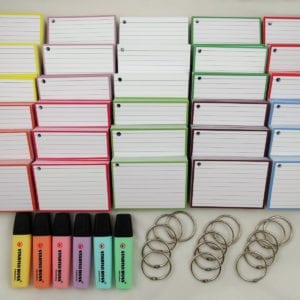 Colour Pack L 1500 flashcards 15 klikringen Stabilo Boss Pastel Front Top