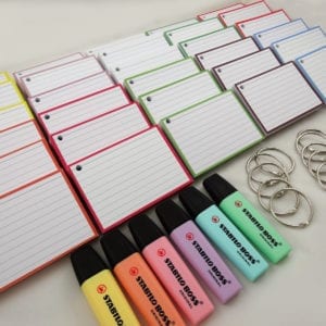 Colour Pack L 1500 flashcards 15 klikringen Stabilo Boss Pastel Side