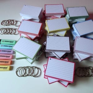 Colour Pack XL 2000 A7 flashcards klikringen stabilo top 1600