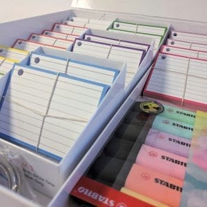 Colour Pack M A7 flashcards met The Box