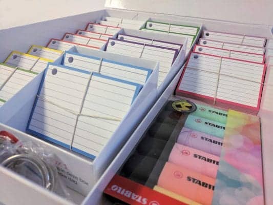 Colour Pack M A7 flashcards met The Box