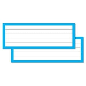 Flashcards Half Blauw Gelinieerd - Leitner®