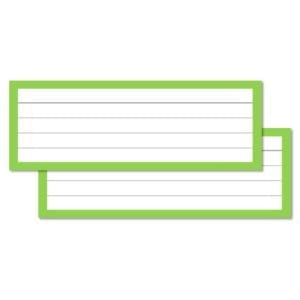 Flashcards Half Lichtgroen Gelinieerd - Leitner®