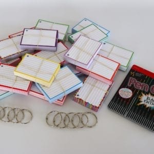 Colour Pack M 1000 A7 flashcards Stabilo Pen 68 Black Edition