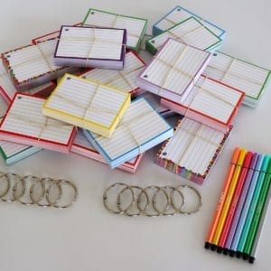 Colour Pack M 1000 A7 flashcards Stabilo Pen 68 Pastel