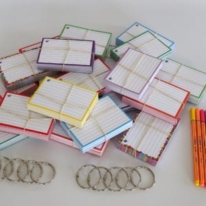 Colour Pack M 1000 A7 flashcards Stabilo Point 88 Pastel 8 stuks