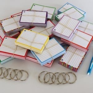 Colour Pack M 1000 A7 flashcards Stabilo Worker Blauw