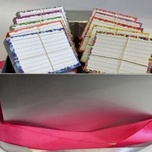 Zilveren-cadeaubox-confetti-pakket-1500-flashcards-front-roze