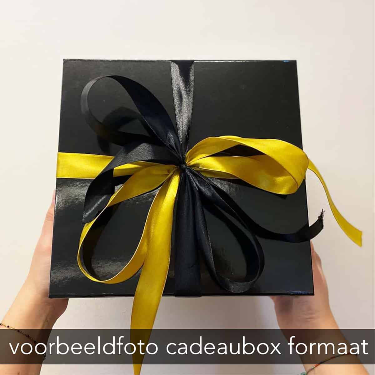 Zwarte Cadeaubox Zwarte cadeaudoos luxe 6,95