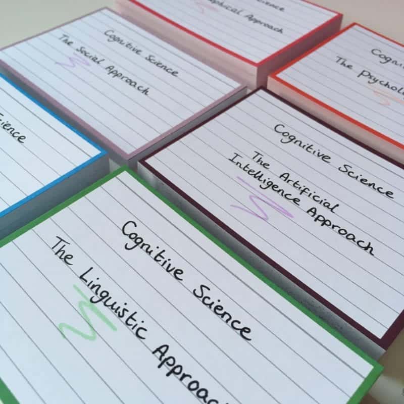 Flashcards cognitieve wetenschappen