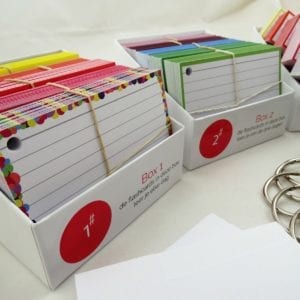 Examenpakket 1000 flashcards + boxjes - Side