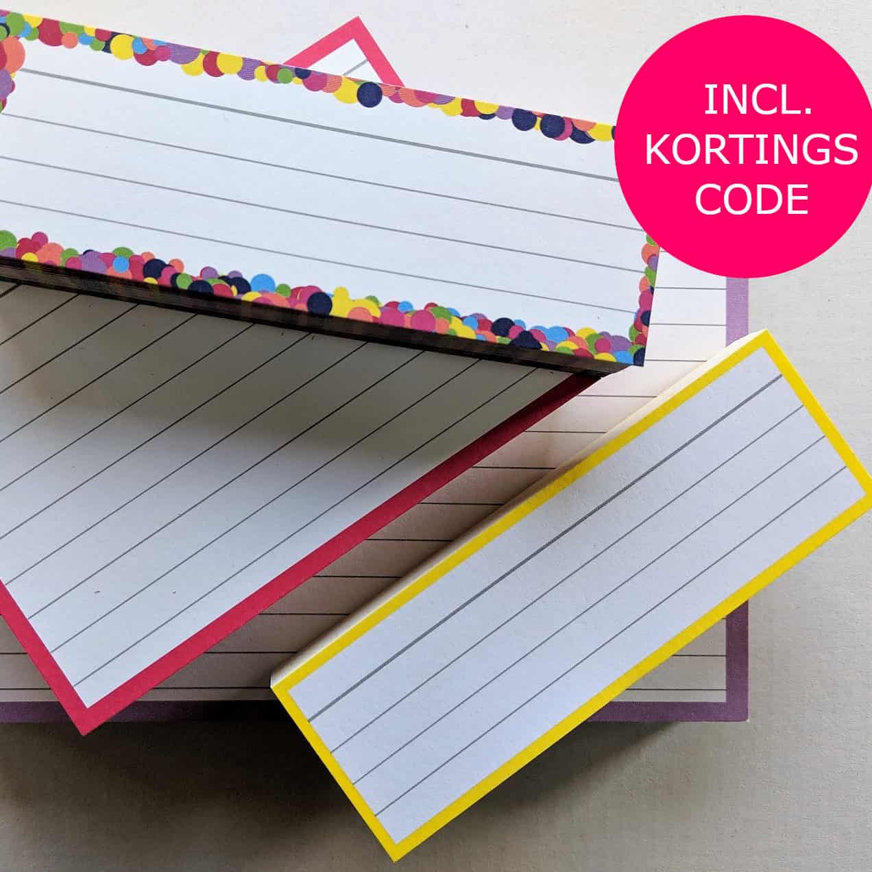 Kit MIX & MATCH de 250 Flashcards Leitner - Confetti Campus