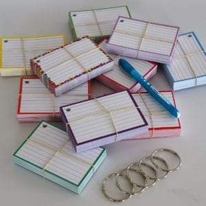 Colour Pack S 500 flashcards A7 formaat Stabilo Worker