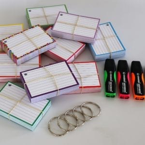 Colour Pack S 500 flashcards Stabilo Greenboss 4 Markers