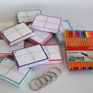 Colour Pack S 500 flashcards Stabilo Point 88 etui 30 stuks