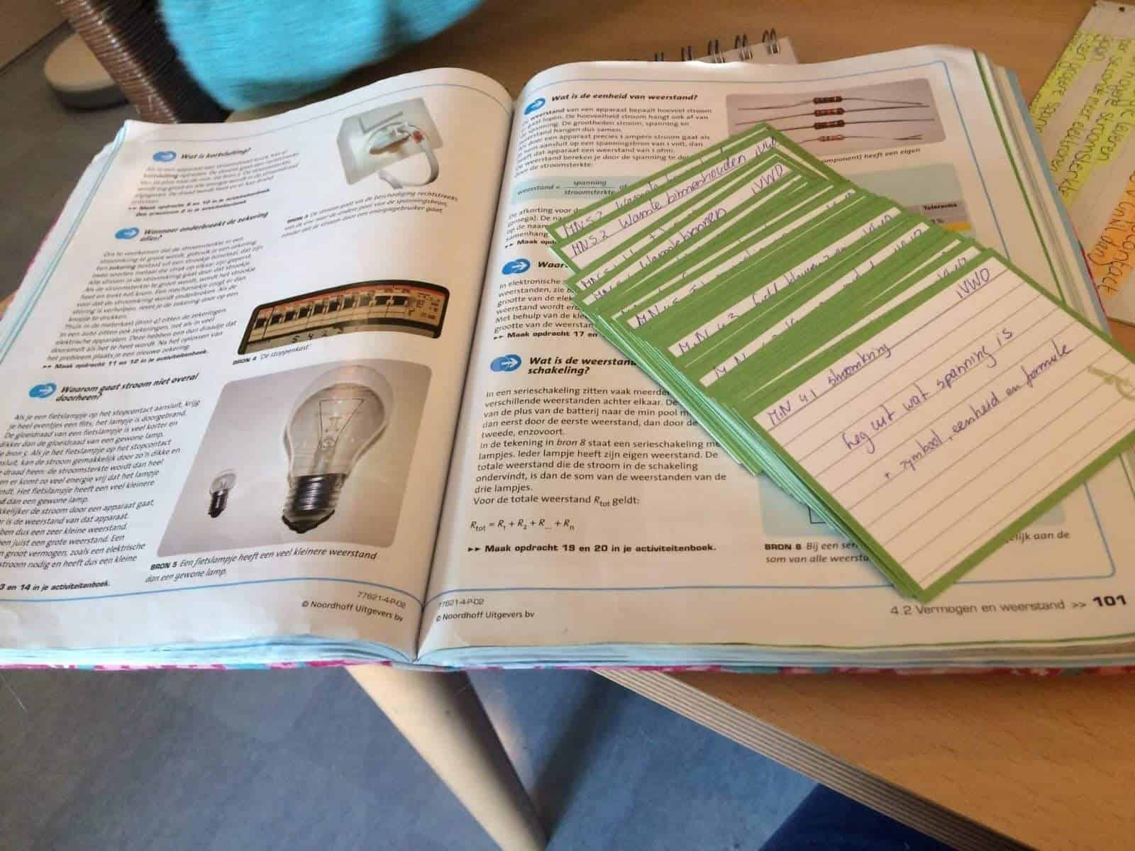 flashcards maken stap voor stap - biologie
