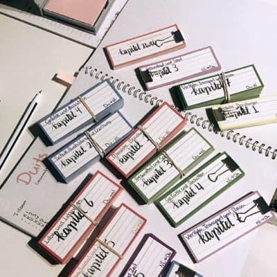 Halve Flashcards Duits woordkaartjes