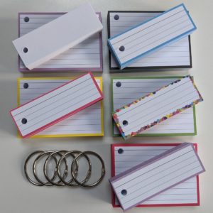 Combipakket 250 flashcards A7 250 flashcards Half - met perforatie top