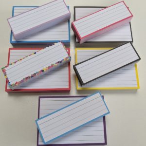 Combipakket 250 flashcards A7 250 flashcards Half - zonder perforatie top 4
