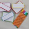 Cadeaupakket 150 A7 flashcards 150 Halve flashcards + Stabilo Point 88 Pastel 8 kleuren