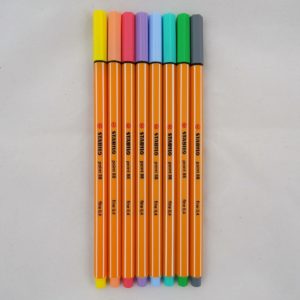 Stabilo Point 88 Pastel 8 fineliners
