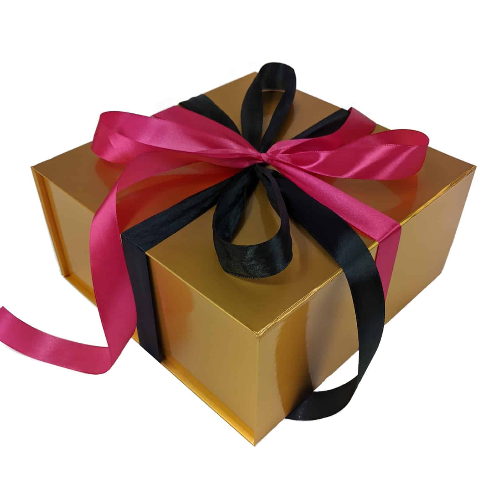 Gouden Cadeaubox € 6,95 Luxe gouden cadeaudoos Geschenkdoos