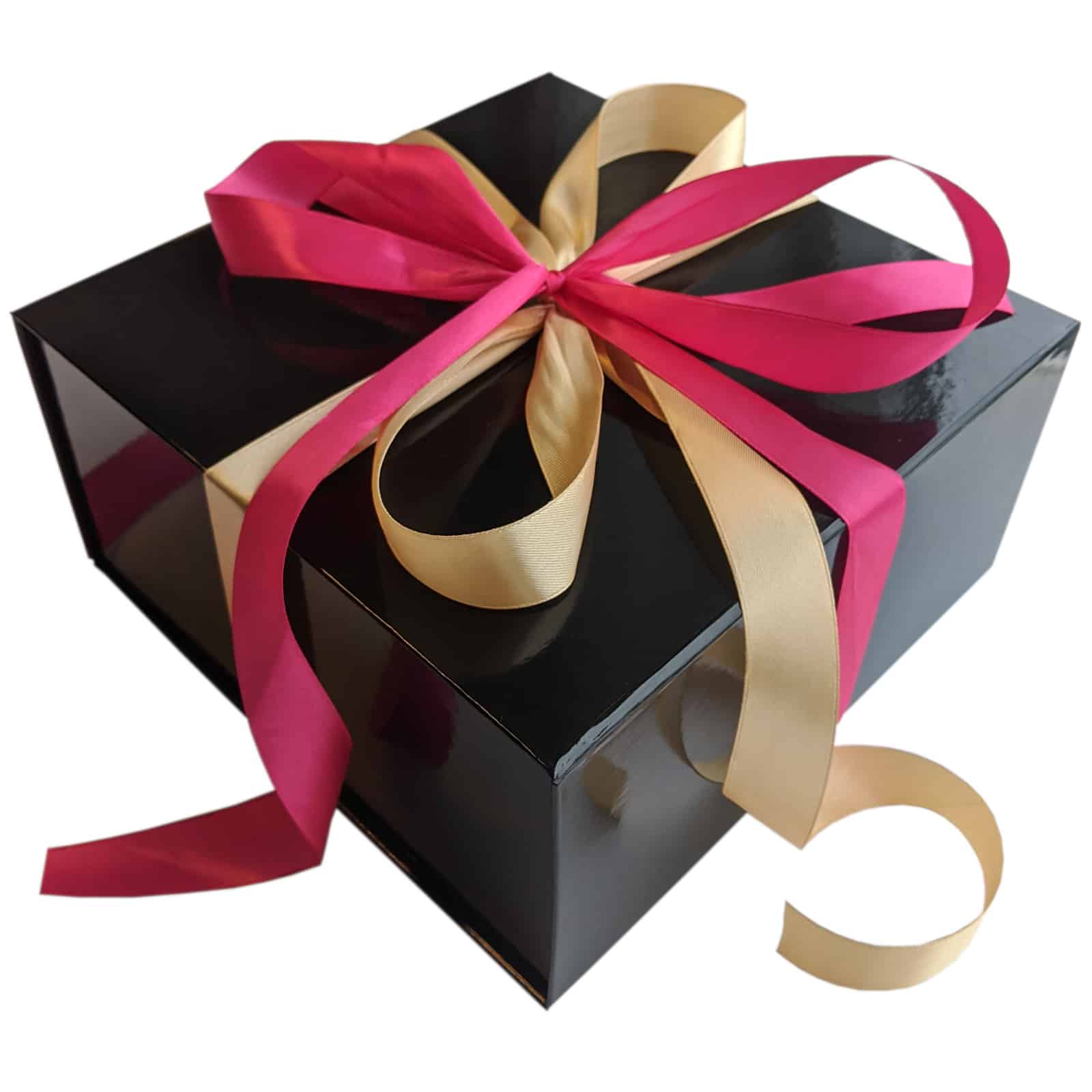 Slot Weg huis kleding stof Zwarte Cadeaubox - Zwarte cadeaudoos luxe € 6,95