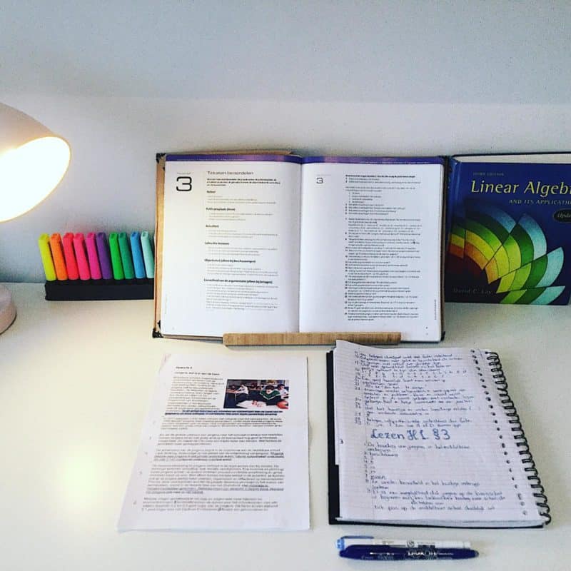 Ideale studieplek - zorg voor voldoende licht