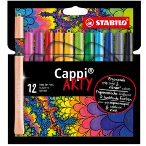 STABILO Cappi viltstift ARTY etui 12 kleuren