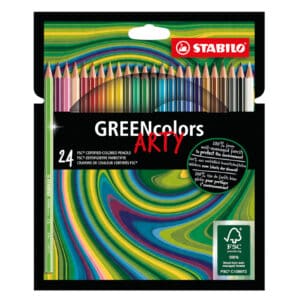 STABILO GREENcolors ARTY Potloden etui 24 kleuren