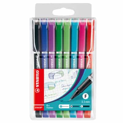 Stabilo SENSOR 3mm etui 8 kleuren