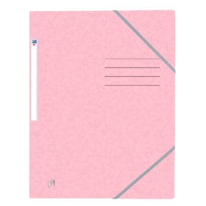 OXFORD TopFile Elastomap A4 formaat - Pastel - Roze Voorzijde