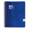 Oxford Spiraalblok Touch A5 formaat gelinieerd Blauw