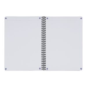 Oxford Spiraalblok Touch A5 formaat blanco paars binnenzijde