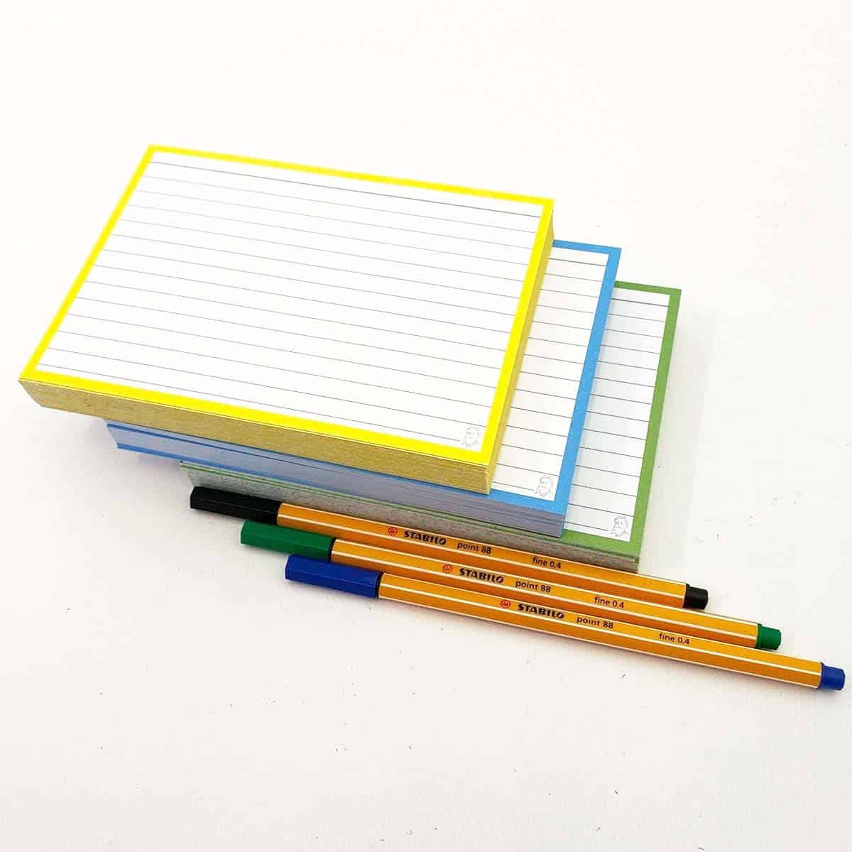 A6 Flashcards (10,5 x 15 cm)