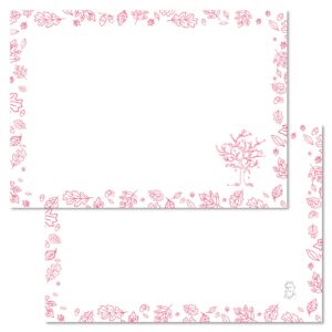 Leitner Flashcards Herfstspecial A7 Roze Boom