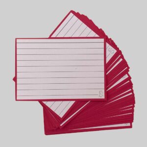 A7 Flashcards Roze - zonder perforatie en ring