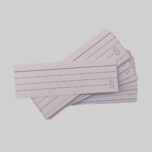 Halve Flashcards Wit - zonder perforatie en ring